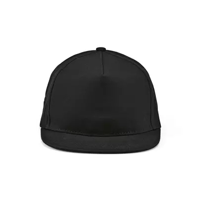 Baseball cap 5 panels with an adjustable snapback closure