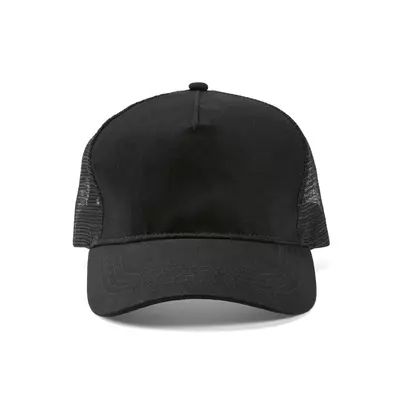 Mesh baseball cap 5 panels with an adjustable snapback closure