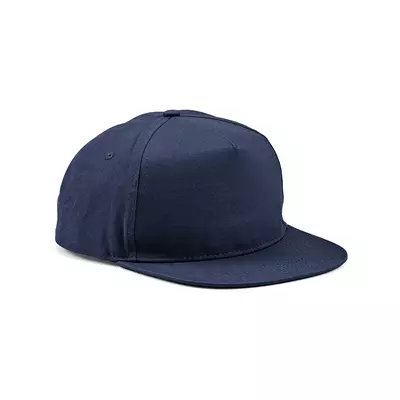 Baseball cap 5 panels with an adjustable snapback closure