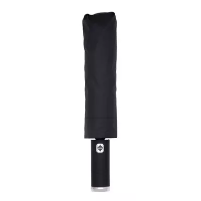 Windproof folding umbrella with flashlight