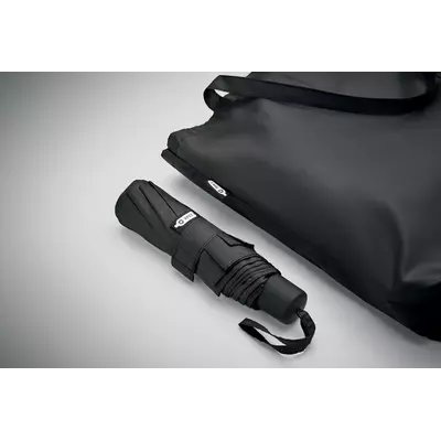 Windproof foldable umbrella set with a bag