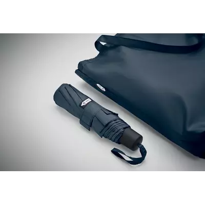Windproof foldable umbrella set with a bag