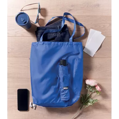 Windproof foldable umbrella set with a bag