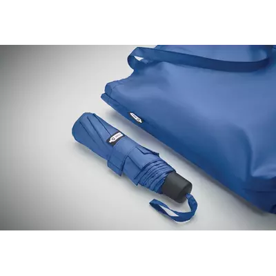 Windproof foldable umbrella set with a bag