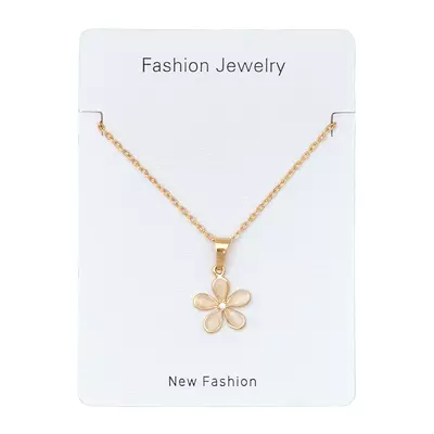 Дамски комплект - метална химикалка и колие