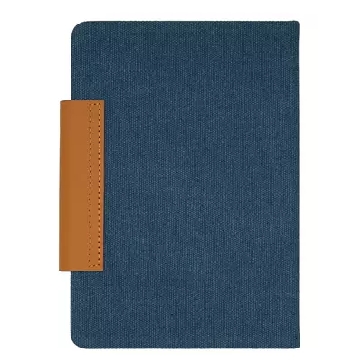 А5 бележник с кожено капаче с отделение за карти