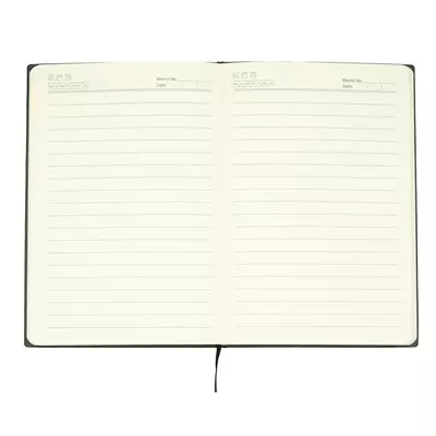A5 notebook with soft covers is thermal eco leather