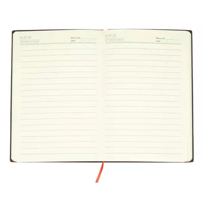 A5 notebook with soft covers is thermal eco leather