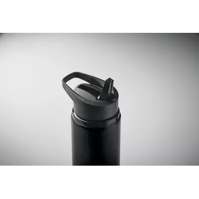 Metal bottle with a straw 500 ml.