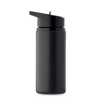 Metal bottle with a straw 500 ml.