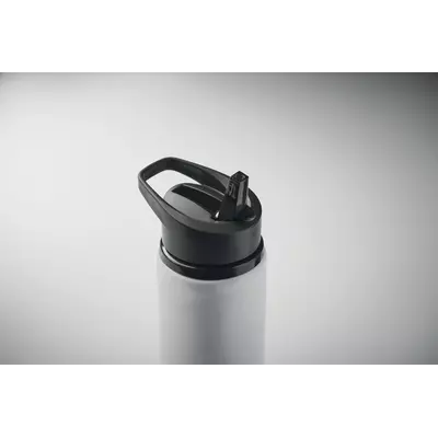 Metal bottle with a straw 500 ml.