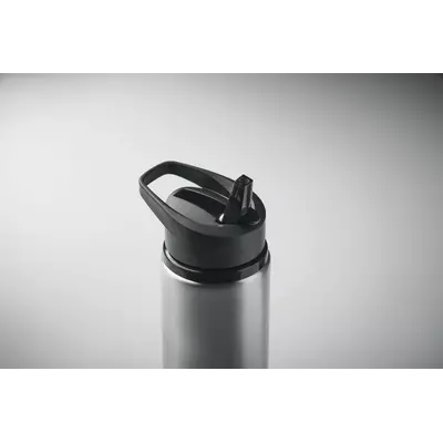 Metal bottle with a straw 500 ml.