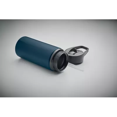 Metal bottle with a straw 500 ml.