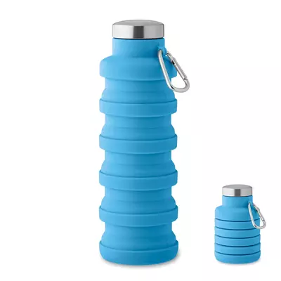 Collapsible silicone bottle 500 ml.