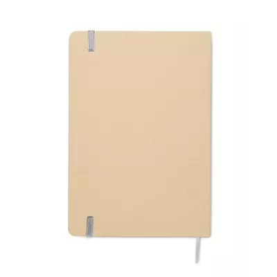 Еко бележник A5 с корица от картон и може цветно  гравиране