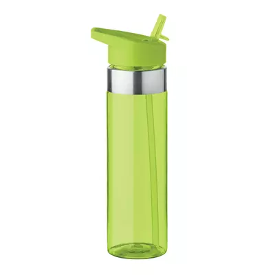 Drinking bottle made of Tritan with a straw 650 ml
