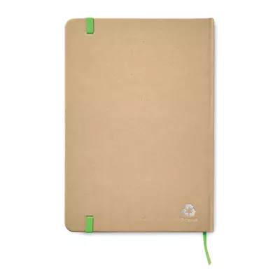 Eco notebook A5 with a cardboard cover