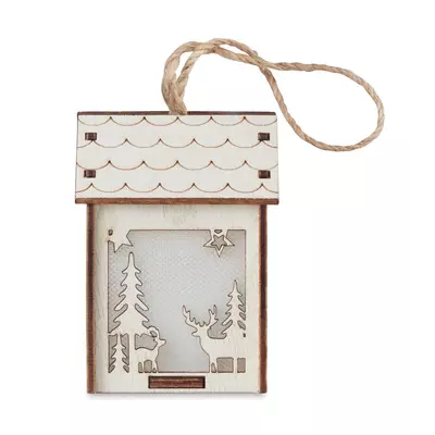 Светеща коледна играчка къща