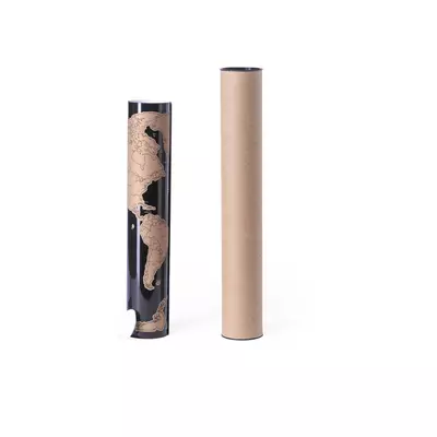 Scratch map in tubus