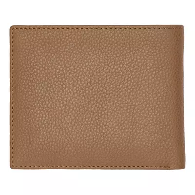 Money wallet with flap Classic Grained Camel