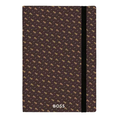 Notebook A5 Monogram Camel Lined