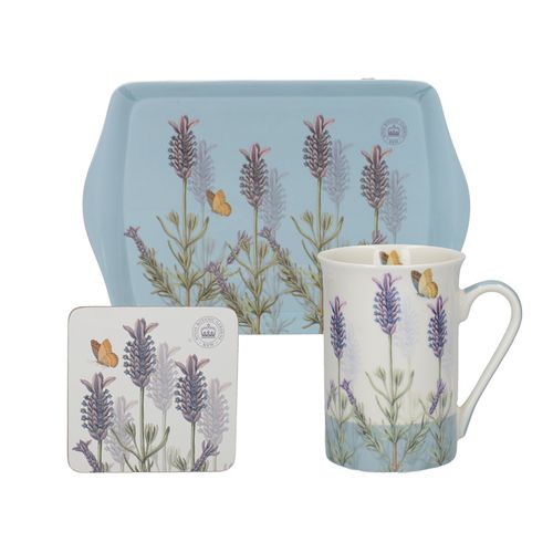 Kew Gardens Lavender Time For Tea Mugs Glasses Advertising