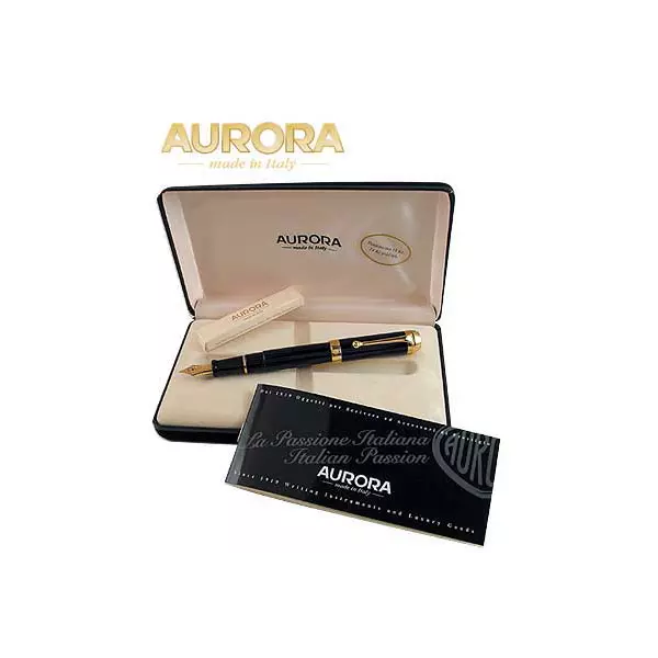 Fountain pen AURORA with GOLD parts and 14k Golden nib - TALENTUM