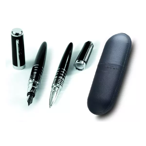 Set fountain pen and roller pen TRACE