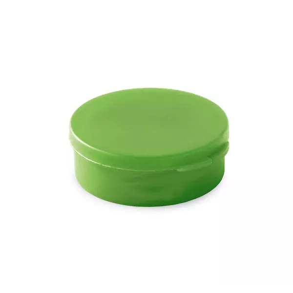 Headphones in round box