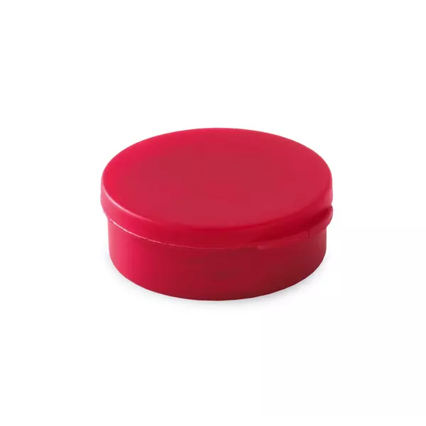 Headphones in round box
