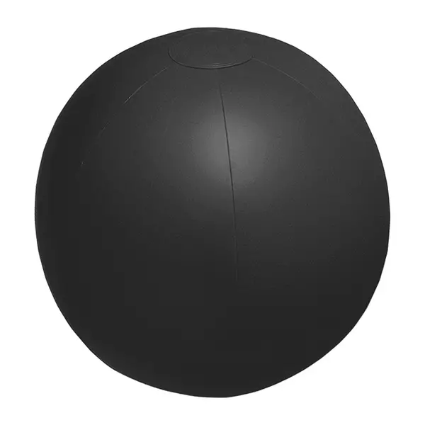 Плажна топка изцяло черна PLAYO (ø28 cm)