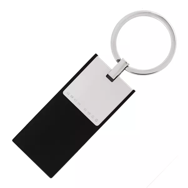 Метален ключодържател Pure Cloud Black