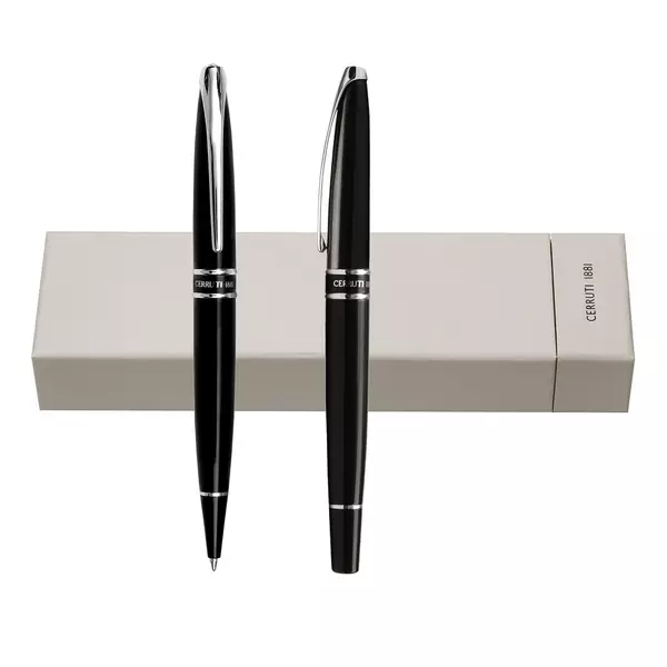 Set ball pen and fountain pen Silver Clip [CLONE]