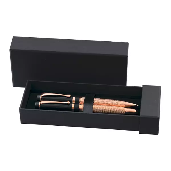 Metal ball pen and roller pen in box BELFORD