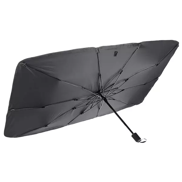 Automatic folding car sunshade