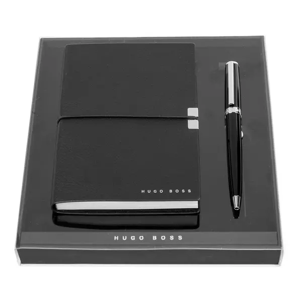 Комплект бележник A6 и химикалка Hugo Boss