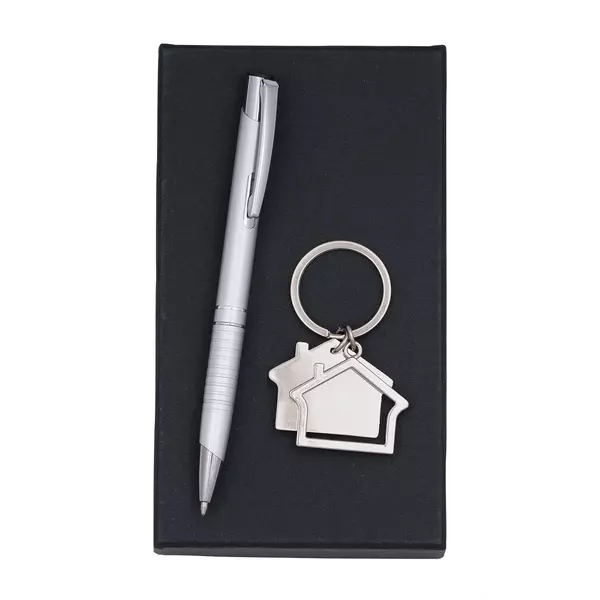 Set ball pen and keychain