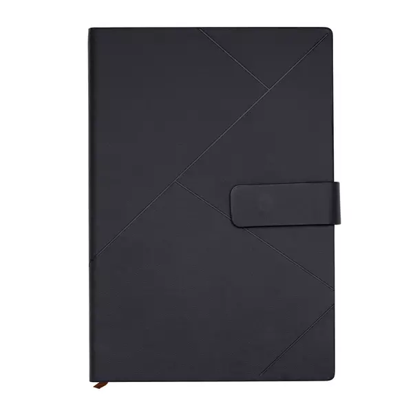 Hardcover A5 notebook with geometric shapes