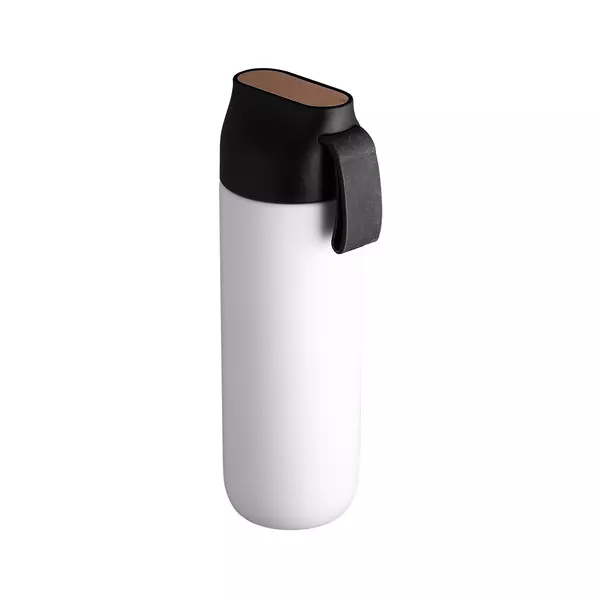 Стоманен термос с бамбук на капачката 600 ml