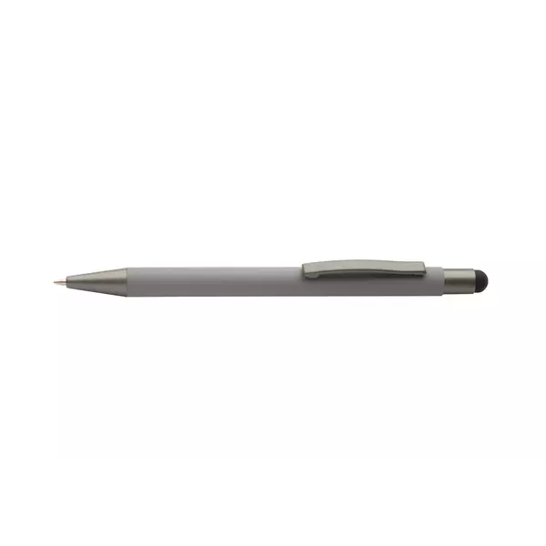 Metal ball pen with rubberized finish Leman