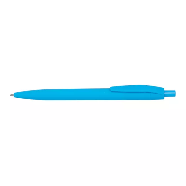 Plastic rubberized ball pen RING