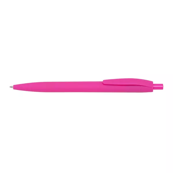 Plastic rubberized ball pen RING