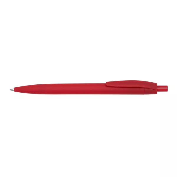 Plastic rubberized ball pen RING