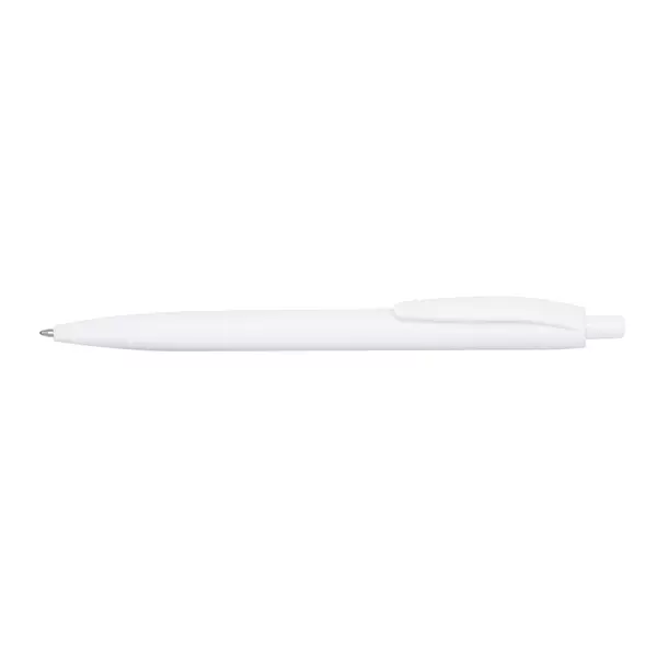 Plastic rubberized ball pen RING