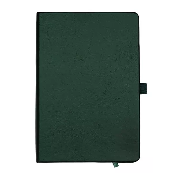 Notebook with hard covers made of thermo eco leather