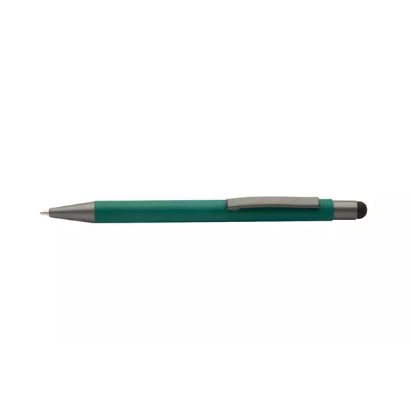 Metal ball pen with rubberized finish Leman