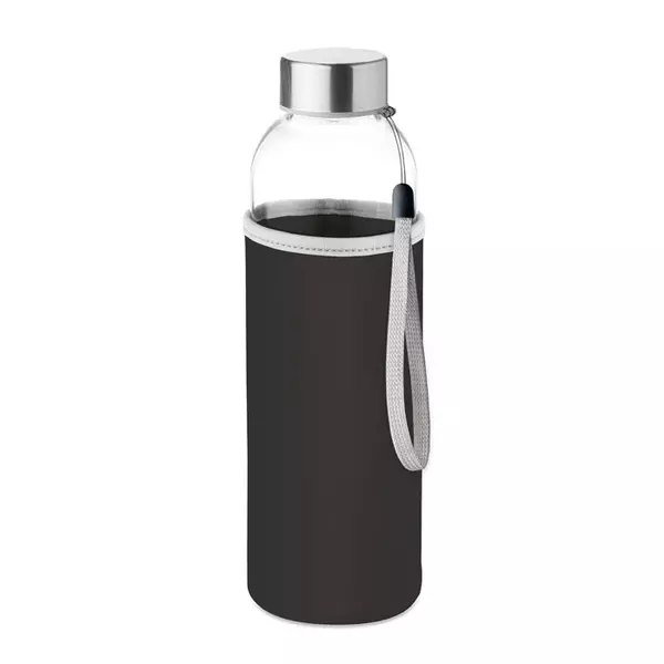 Sports bottle with neoprene pouch