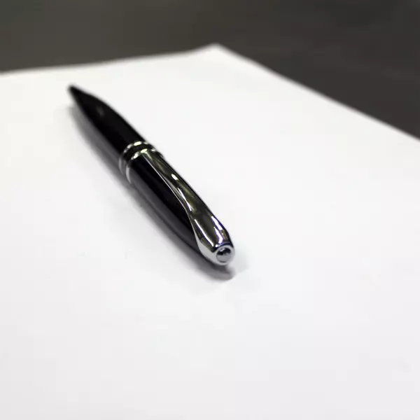 Metal ball pen Silver Clip