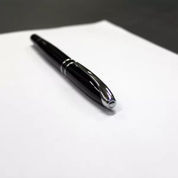 Metal roller pen Silver Clip