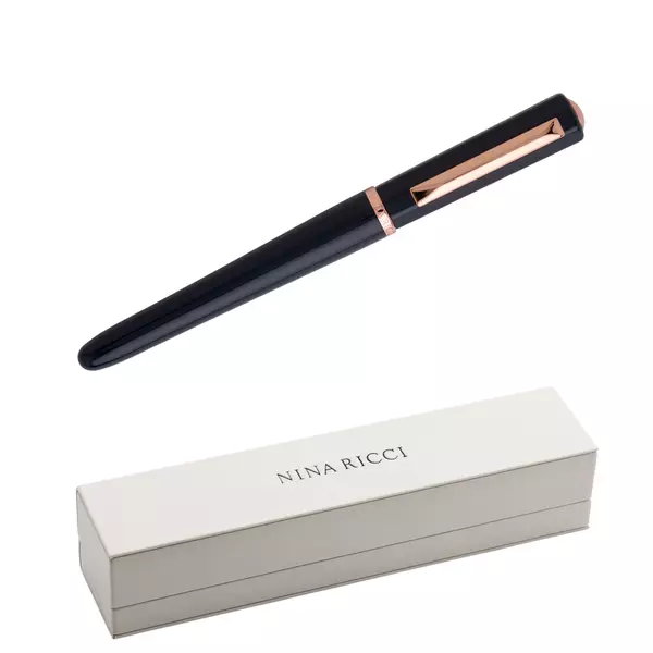 Metal roller pen Triptyque Bleu